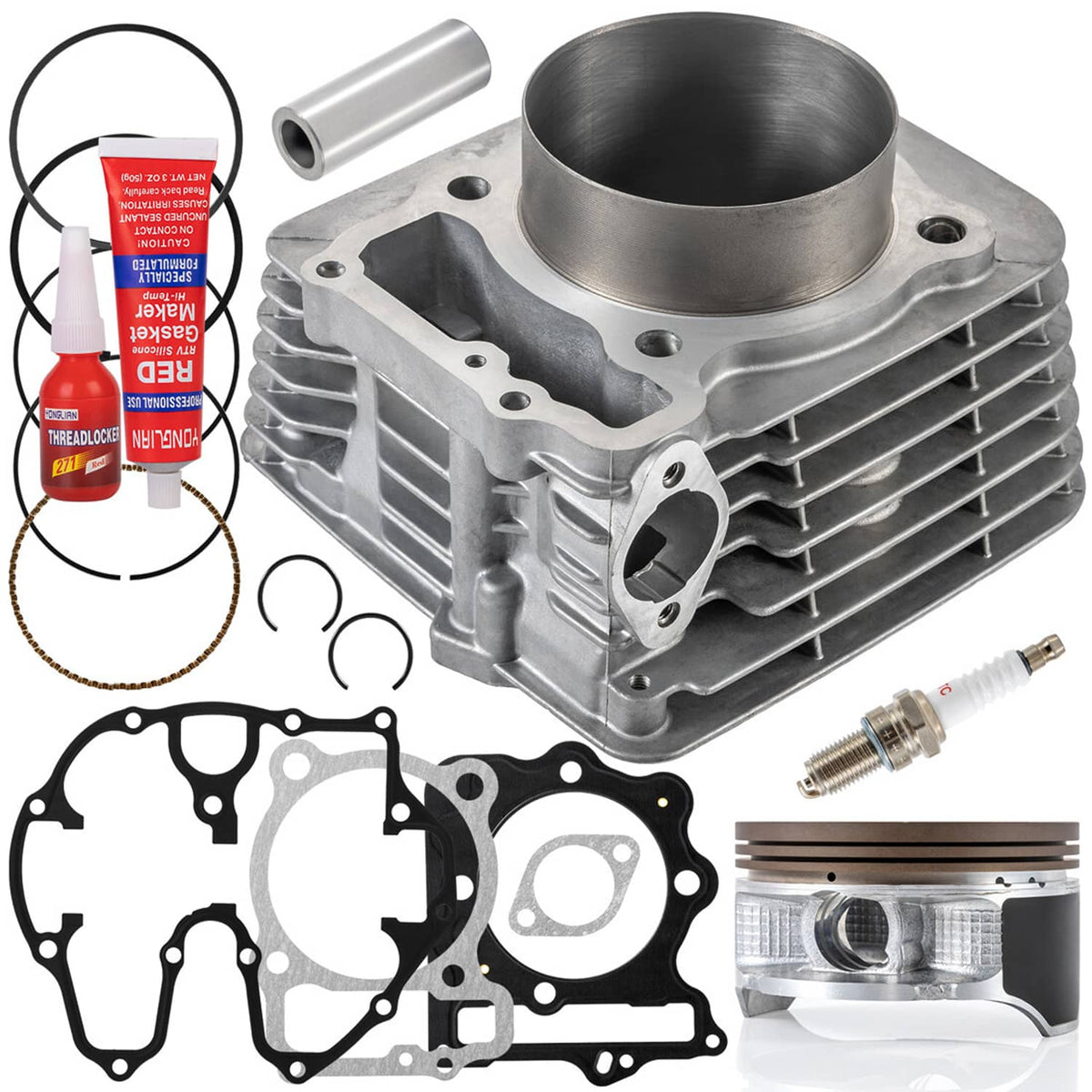 Solidspare For Honda TRX400EX Big Bore Cylinder Piston Gasket Kit 1999-2008 89mm 440cc