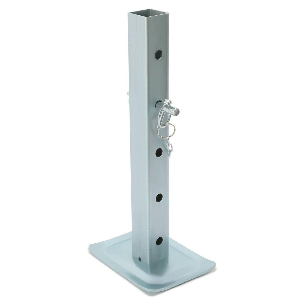 Solidspare 8000LBS For Square Jacks W/2" Square Tube Jack Stand Drop Leg W/5 Mounting Holes
