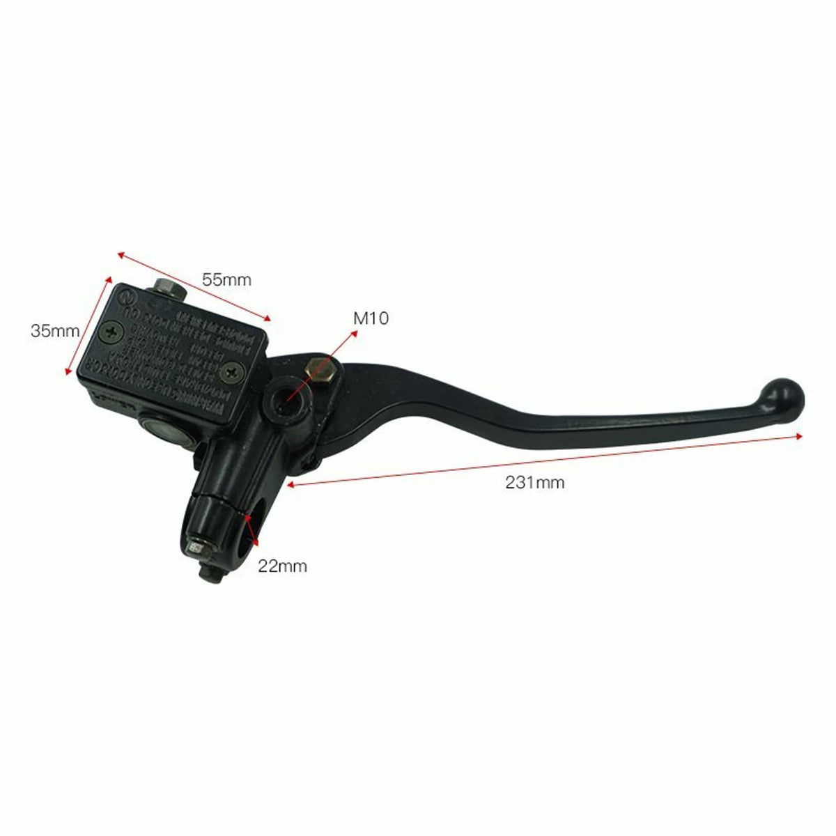 Solidspare US 7/8" 22mm Front Brake Master Cylinder lever Compatible For Yamaha