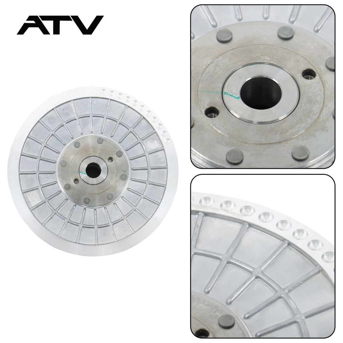 Solidspare Drive Clutch Secondary Sheave Assembly For Yamaha Grizzly 660 Kodiak 700