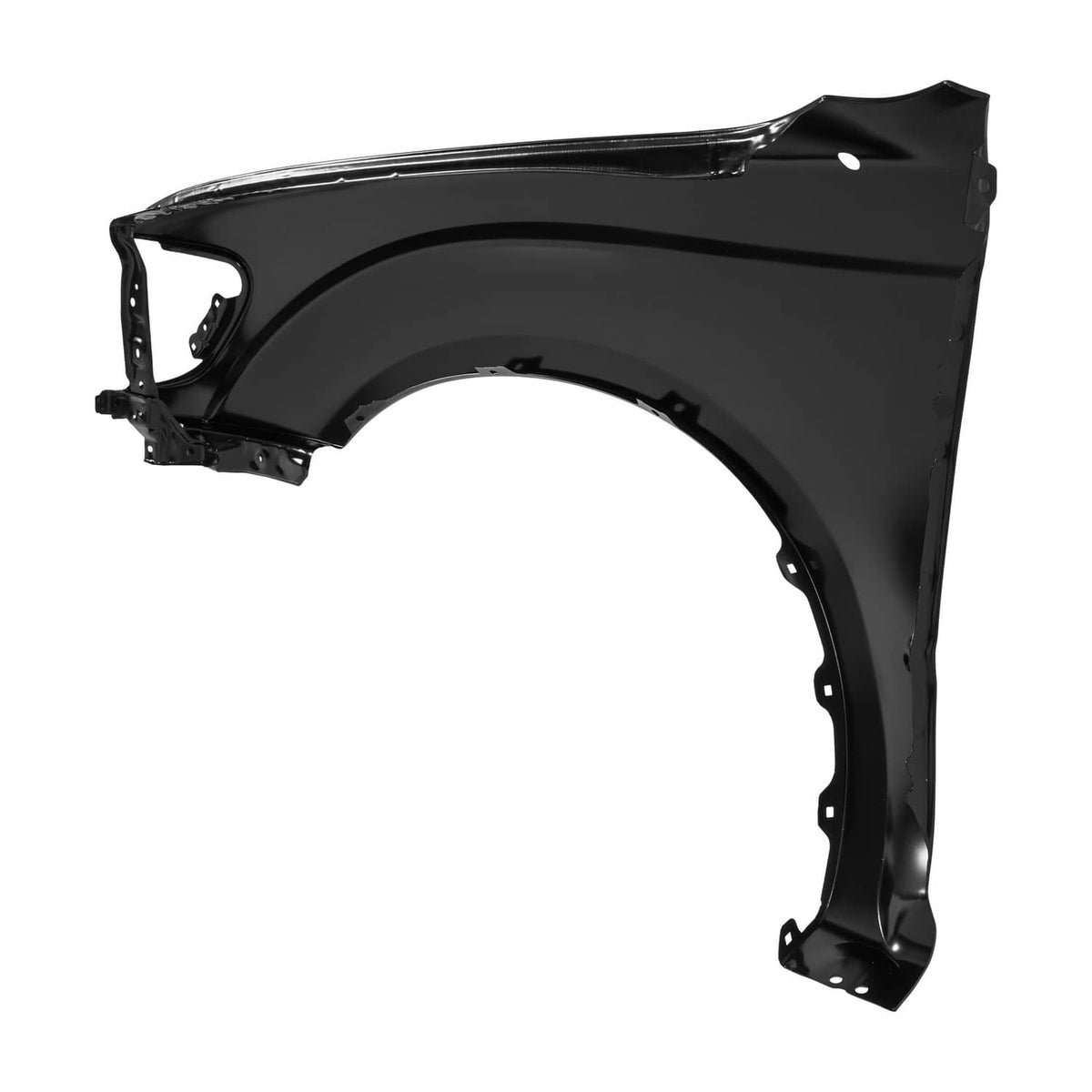 Solid Spare Front Fender For 2001-2004 Toyota Tacoma Passenger Side Black Steel TO1241180