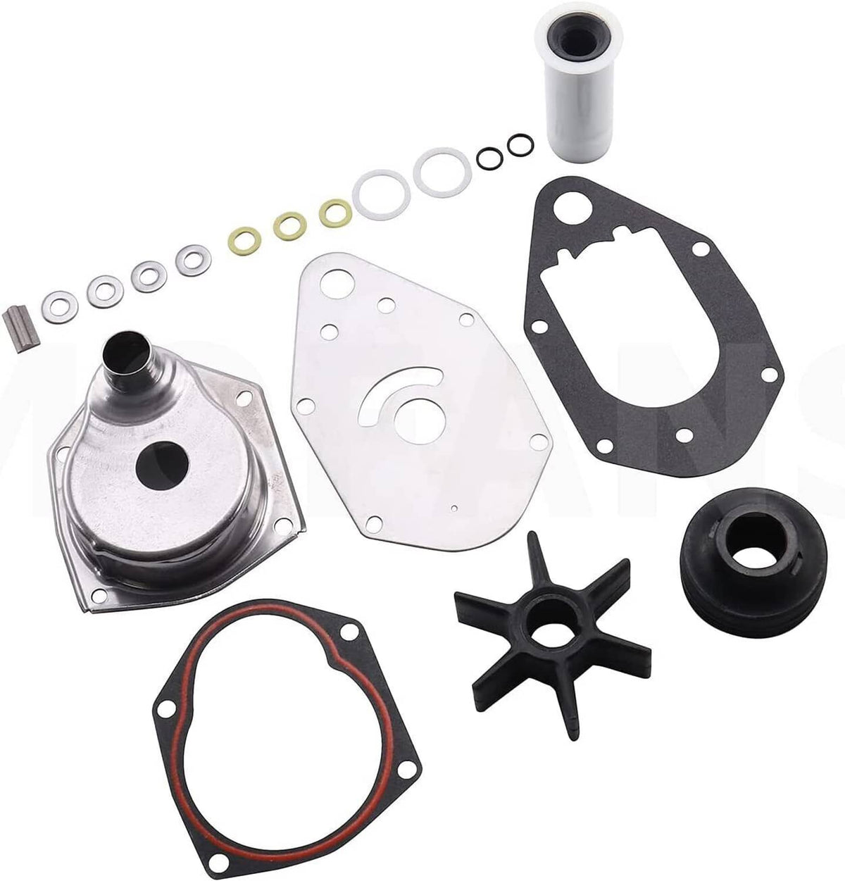 Solid Spare For Mercury 40 45 50 60HP 2/4stroke Water Pump Kit 46-812966A12/11 47-19453Q2/T2