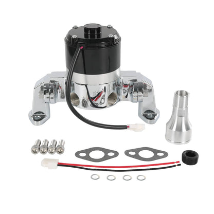 Solidspare Chrome High Flow Electric Water Pump for SBC Small Block Chevy 283 327 350 400