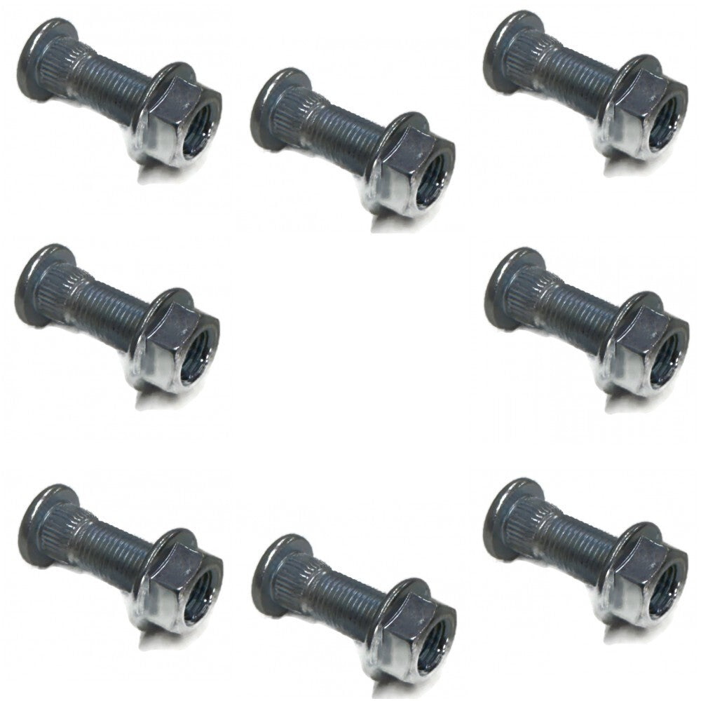 (8) Wheel Studs 3/8" & Nut 3/8"-24 for Polaris 2006 2007 2008 Ranger Crew XP 700