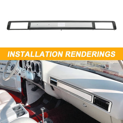 Solidspare BRUSHED ALUMINUM DASH TRIM MOLDING FOR CHEVROLET GMC C10 TRUCK BLAZER 1973-1980
