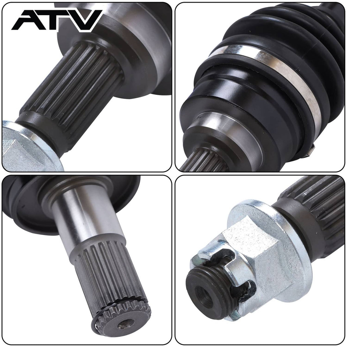 Solidspare Front Left Right CV Axles Drive Shaft For Honda Foreman 500 05-13 44350-HN8-A41