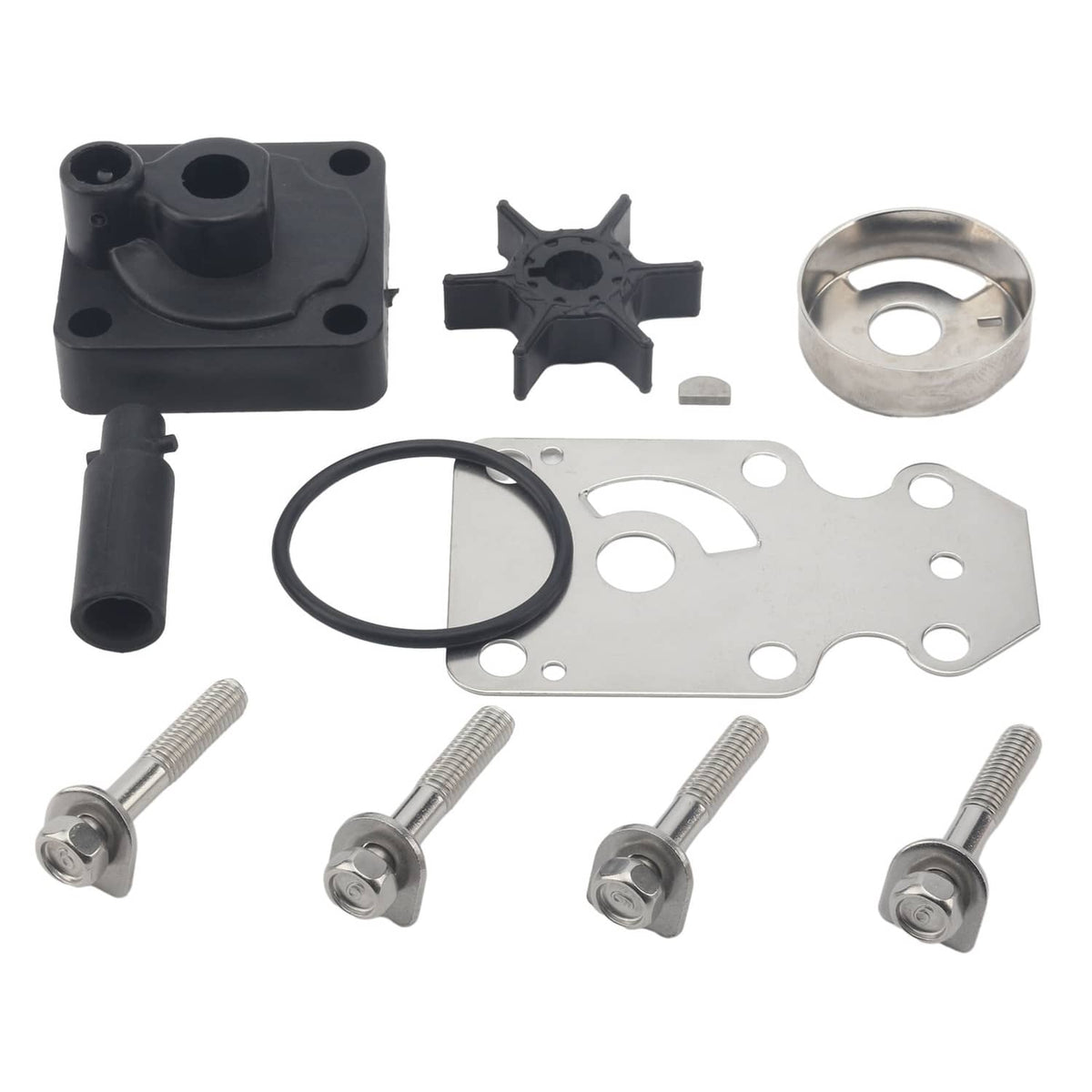 Solid Spare Water Pump Impeller Repair Kit for Yamaha Outboard 68T-W0078-01 Sierra 18-3450