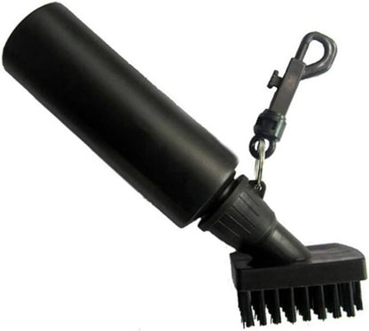 Solid Spare Golf Club Cleaner Brush Groove Cleaner with Water Bottle for Golf Ball Club