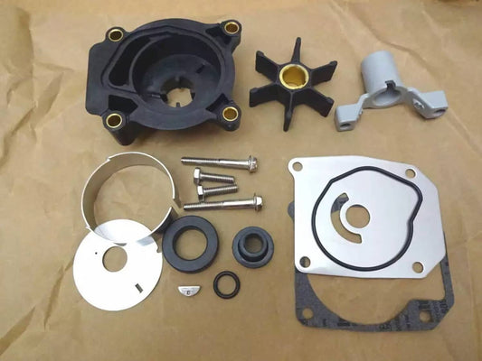 Solid Spare EVINRUDE JOHNSON 50 55 HP 2 CYL WATER PUMP IMPELLER KIT 1971 1978 REPL 389133