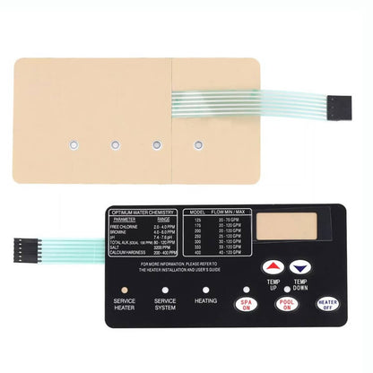 Solidspare Control Board Kit w/ 472610Z Switch Pad For Pentair Master Temp 400 42002-0007S