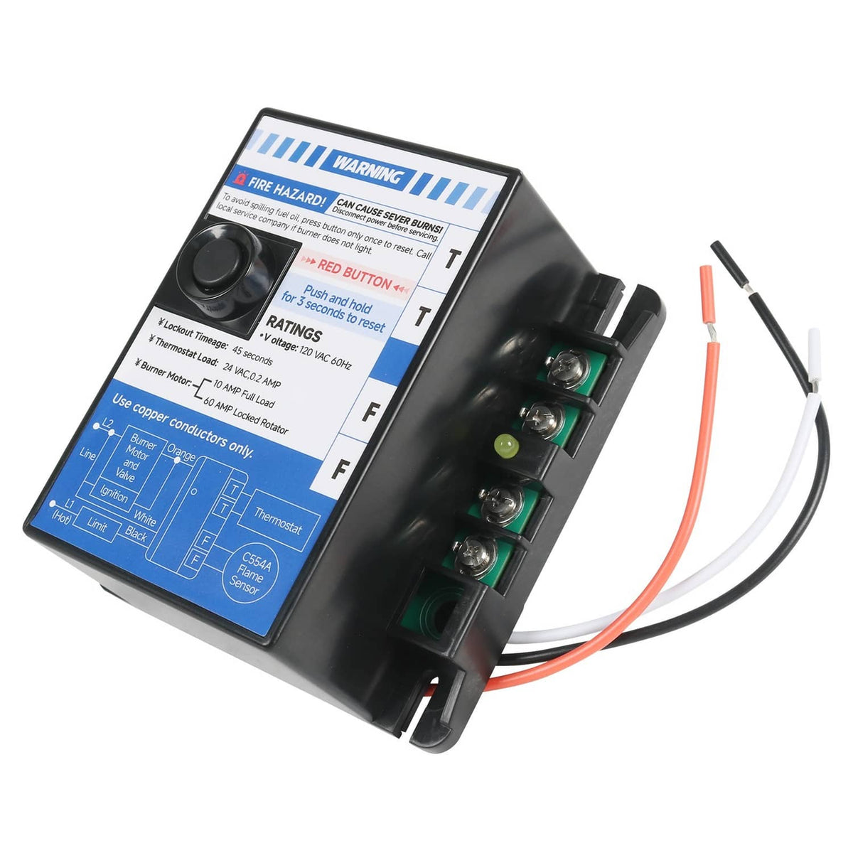Solidspare Intermittent Ignition Oil Primary Control For R8184G1427 R8184G1138 1147017