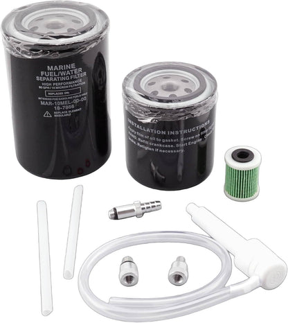 Solid Spare N26-13440 Oil filter & 6P3-24563 Fuel filter Kit Yamaha 200 225 250 300 350 HP