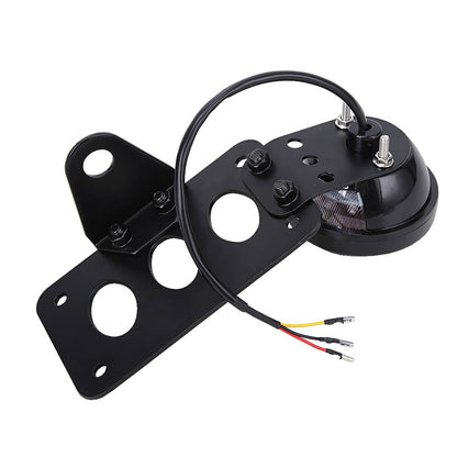 Solidspare Motorcycle LED Tail Brake Run Light Bracket For Harley Sportster Chopper Bobber