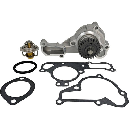 Solid Spare Water Pump 49044-2066 with Gasket Thermostat Fit Kawasaki Mule 3020 2001-2003