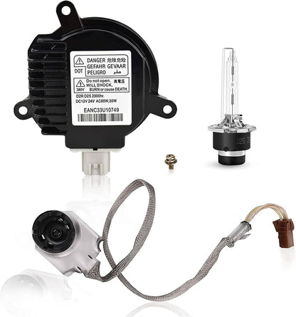 Solidspare HID Xenon Headlight Ballast w/ Igniter Cord Bulb For Nissan Infiniti 28474-89904