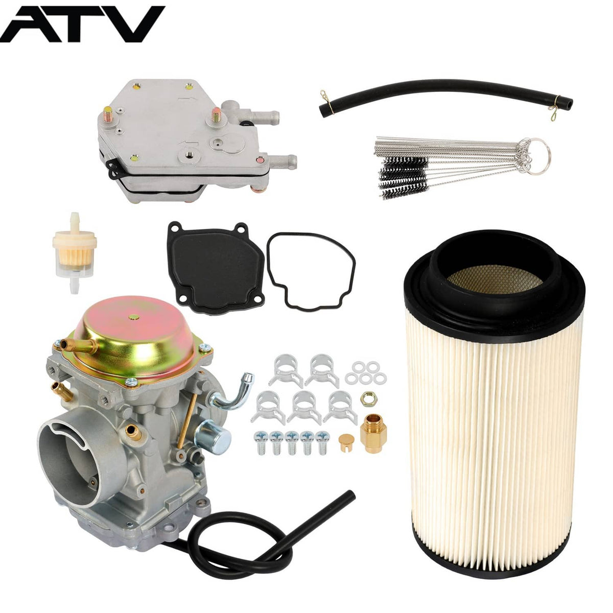 Solidspare Carburetor Kit For Polaris HAWKEYE 400 HO 2012-2014 MAGNUM 325 330 500 1999-2006
