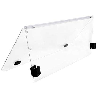 Solidspare For Club Car DS 2000.5-UP Golf Cart Folding Style Polycarbonate Clear Windshield