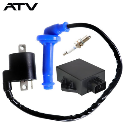 Solidspare Ignition Coil Spark Plug CDI 3088052 For Polaris Predator 500 2003 2004