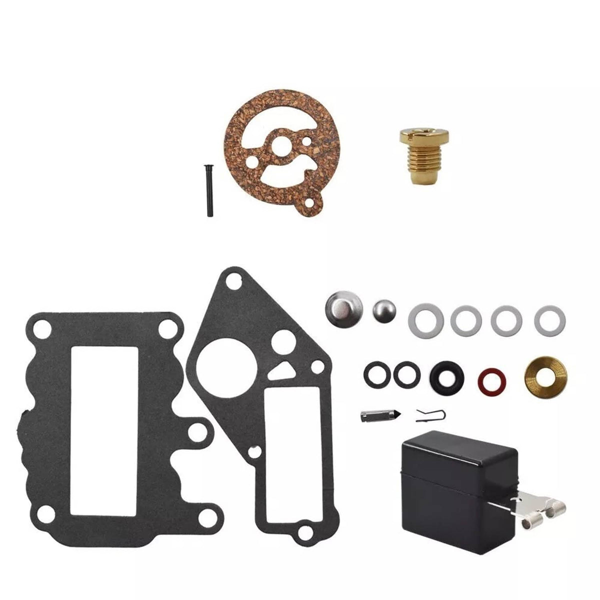 Solid Spare Carburetor Carb Kit Rebuild/Repair For Johnson Evinrude Outboard 9.5 HP BRP/OMC