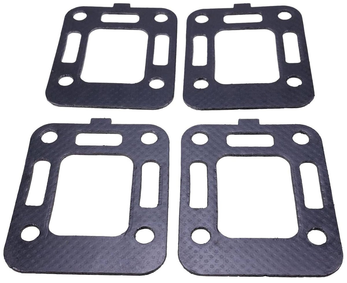 Solid Spare 4Pcs Mercruiser 120,140,165,470 2.5 3.0L V8 Exhaust Elbow Riser Gasket 997772