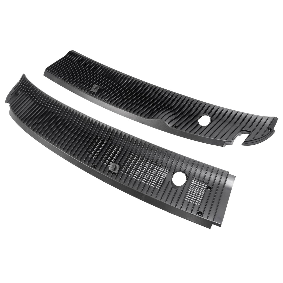 Solid Spare Wiper Cowl Panel Grille Screen ABS For Ford E VAN E-150 E-250 E-350 Super Duty