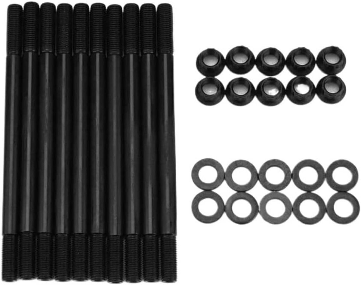 Solidspare For Acura Integra GSR B18C1 B18C5 1994‑2001 Black Cylinder Head Studs Kit New