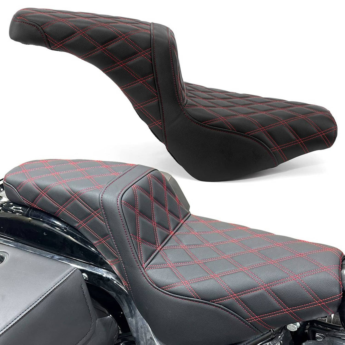 Solidspare For Harley Street Bob FXBB FXBBS Standard FXST 2018+ 2-Up Driver Passenger Seat