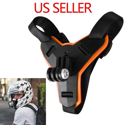 Solid Spare Motorcycle Helmet Front Chin Mount Holder Bracket For GoPro Hero 7 6 5 Camera