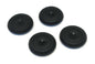 (4 Pack) 1" Inch Rubber Snap-In FLUSH MOUNT HOLE PLUG for Sheet Metal Fit Fender