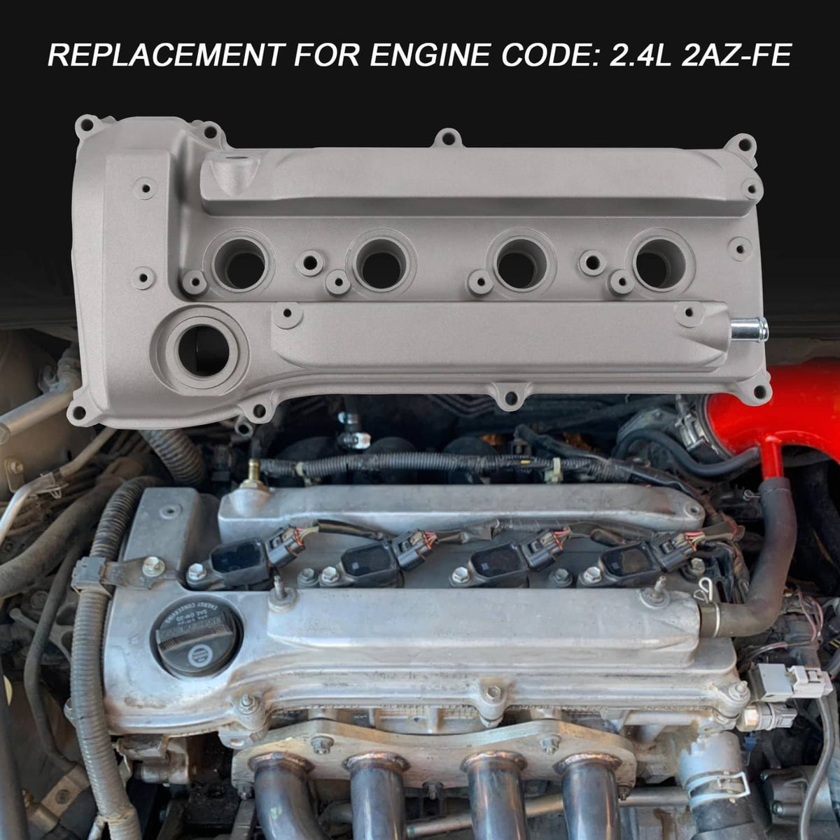Solidspare 11201-28014 Engine Valve Cover For Toyota Camry Harrier RAV4 2.4L 2AZ 2AZFE E1