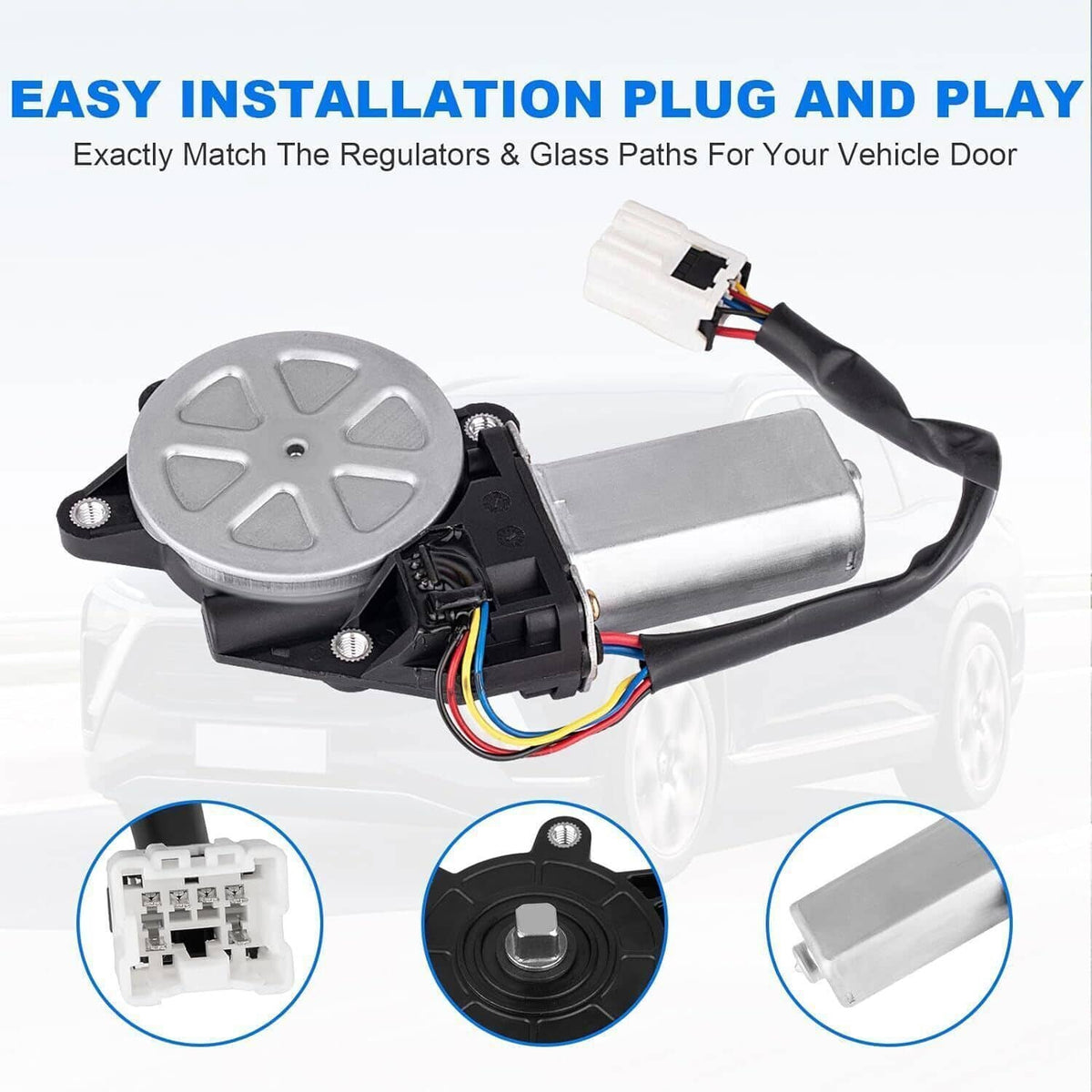 Solidspare Passengers Side Right Power Window Lift Motor For Infiniti G35 Coupe Nissan 350Z