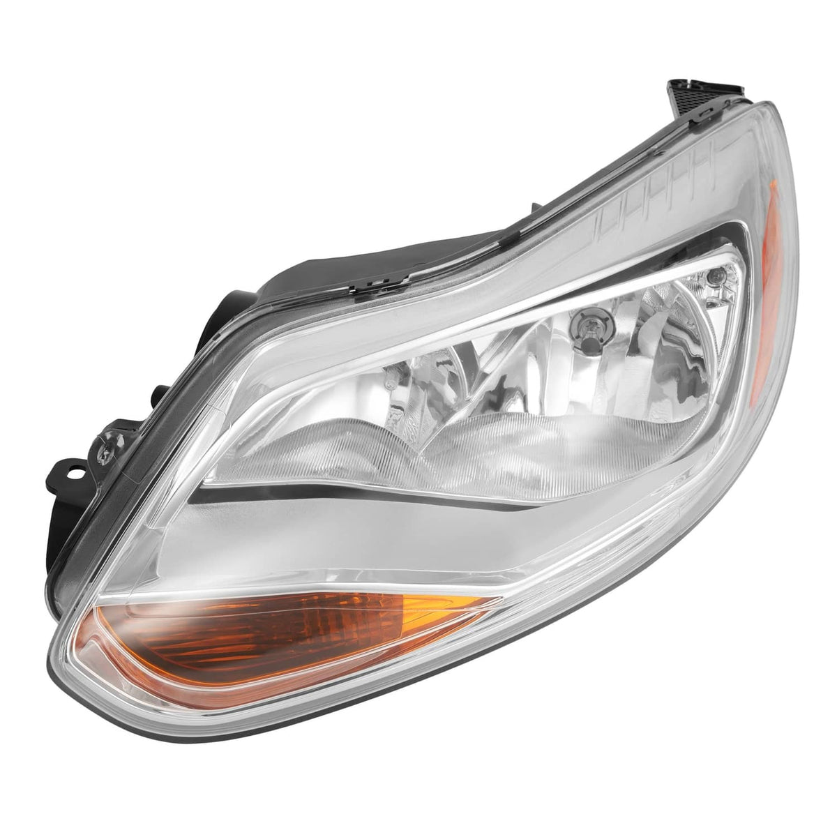Solid Spare Clear Lens Halogen Left Driver Side Headlight For Ford Focus 2012-2014 W/Bulb