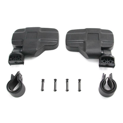 Solidspare Rear View Mirror Set UTV Side Mirrors 1.75" 2" Clamp Roll Cage For Polaris RZR