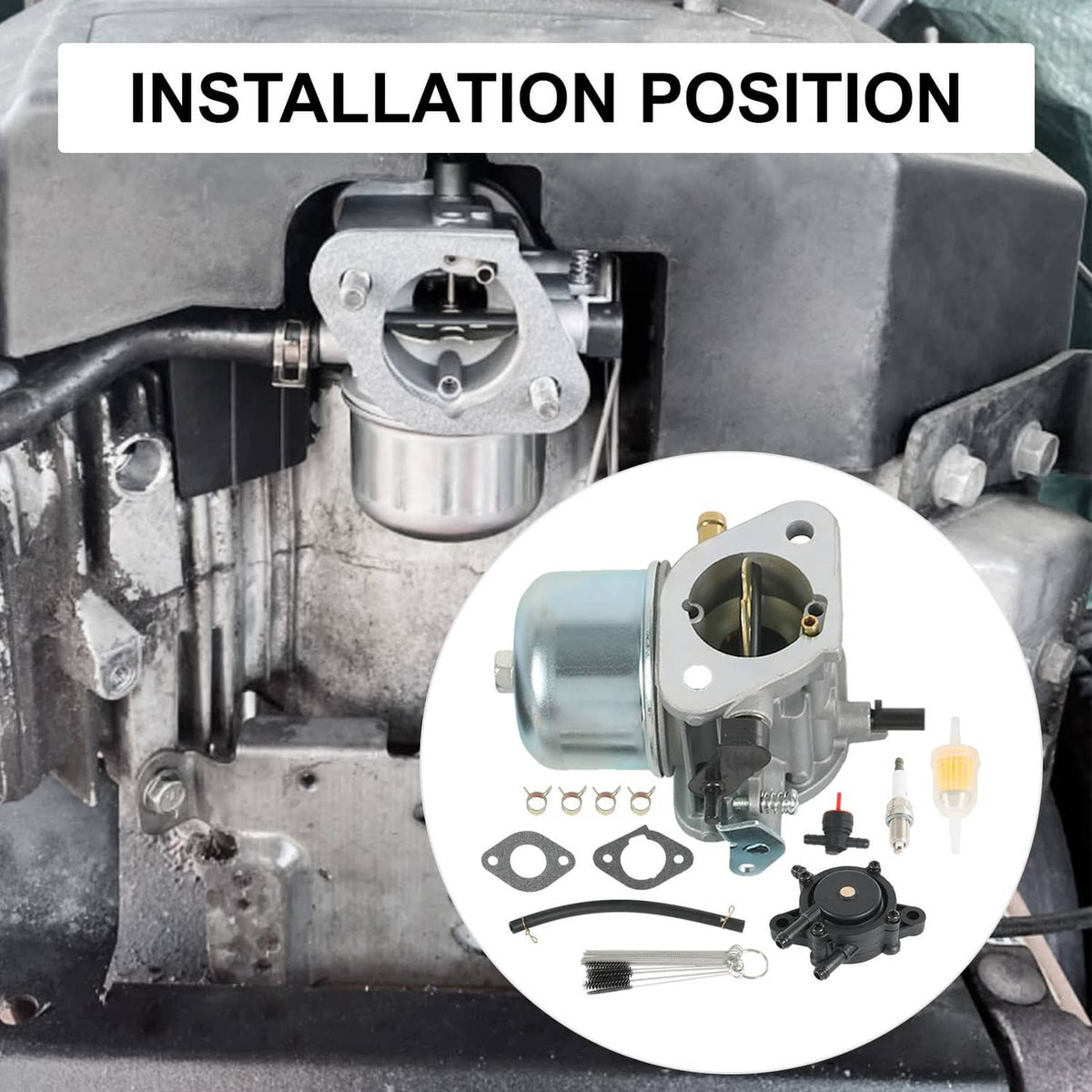 Solidspare FH430V FS481V Carburetor for Kawasaki FH541V FH381V 15003-7061 15003-7107 15004-