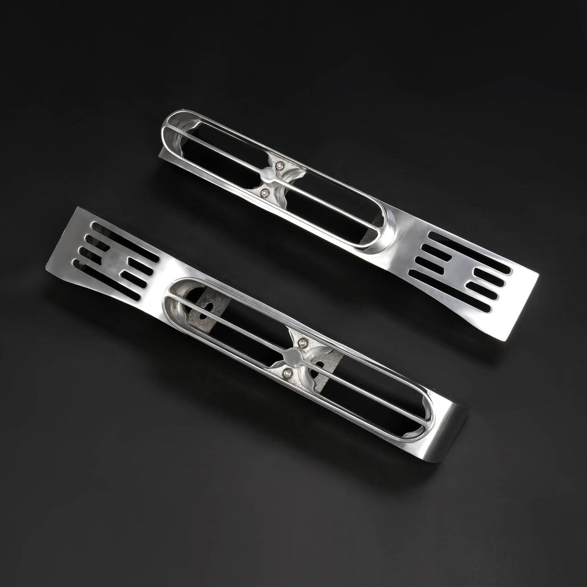 Solid Spare Fits Peterbilt 389 388 Silver Front Fender Light Bracket Double JJ Blinker Bar