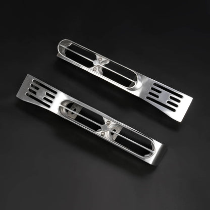 Solid Spare Fits Peterbilt 389 388 Silver Front Fender Light Bracket Double JJ Blinker Bar