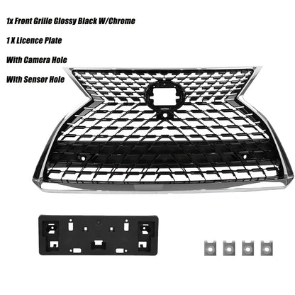 For 2020-2022 Lexus RX350 RX350L RX450h RX450hL Front Upper Grille W/Chrome trim