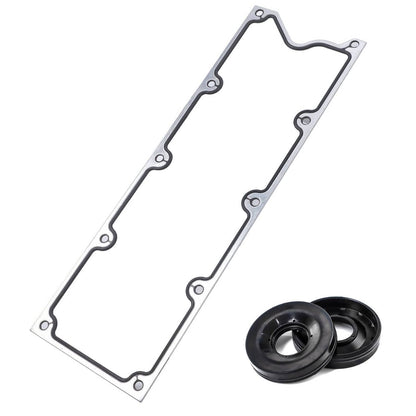 Solidspare For LS LS1 LS2 5.3L 6.0L Gen Knock Sensor Valley Pan Gasket Seal 3 Cover Plate