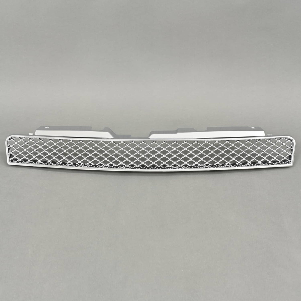 Solid Spare For 06-16 Chevy Impala/Limited Chrome Mesh Style Front Upper+Lower Bumper Grille
