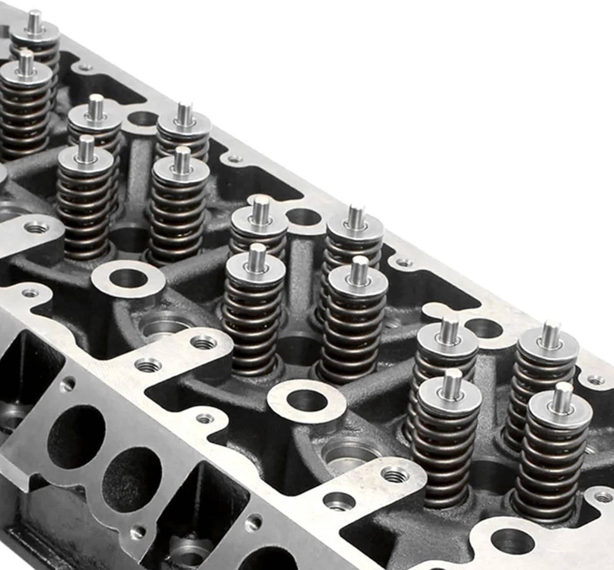 Solidspare 2x Cylinder Heads Powerstroke 6.4L Fit for 2008-2010 Ford F250 F350 F450 F550