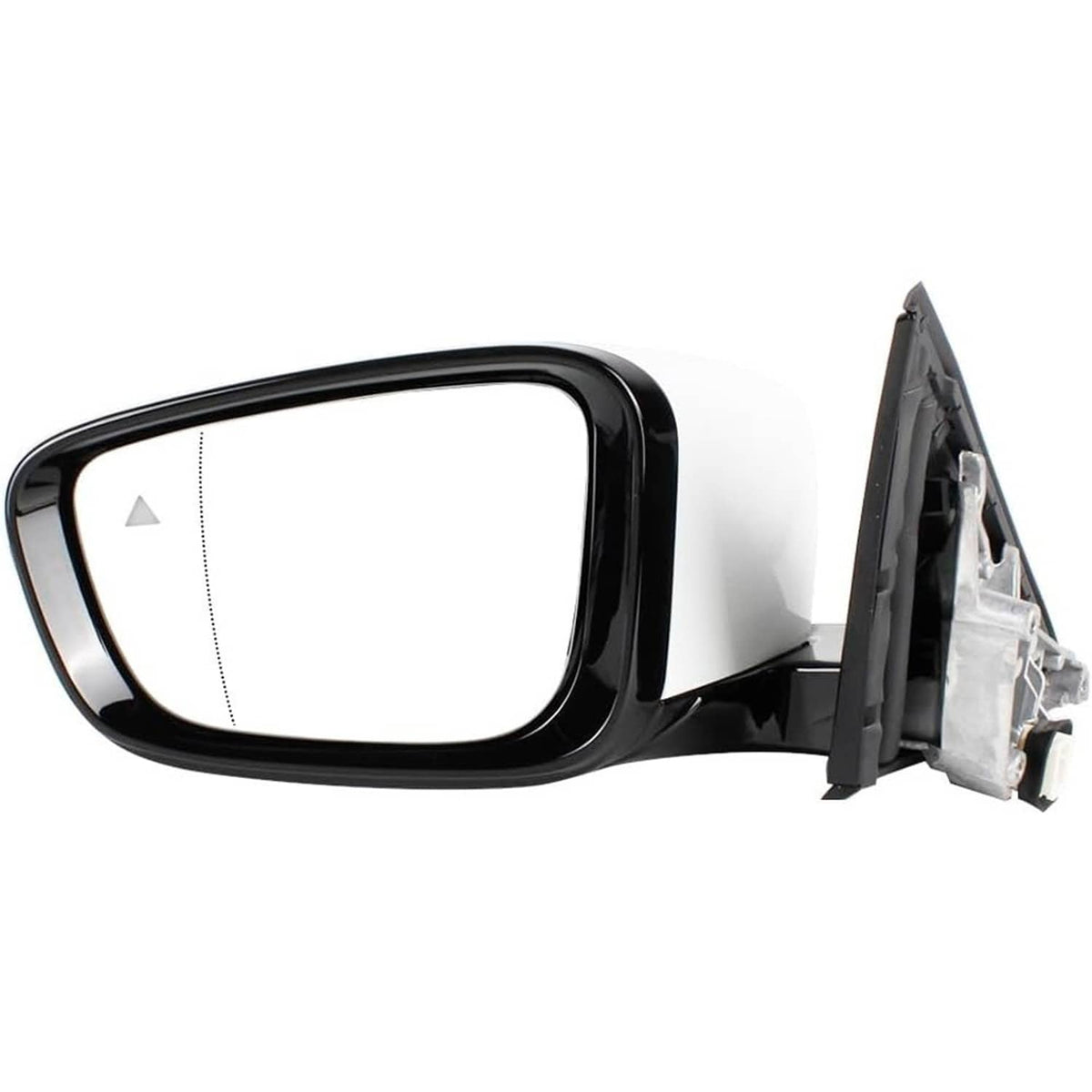 Solidspare Left Driver Side Mirror w/Blind Spot White For 2019-2023 BMW 320i 330i 330e