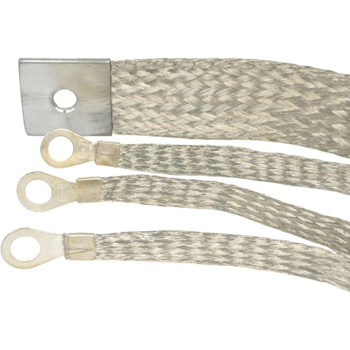 Solid Spare 40140 Engine Ground Strap Kit for Most Car Self-Tapping Screw Braided