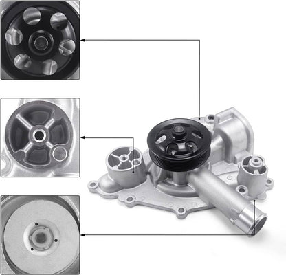 Solidspare Water Pump For 11-18 Dodge Charger Jeep Grand Cherokee Chrysler 300 5.7L 6.4L