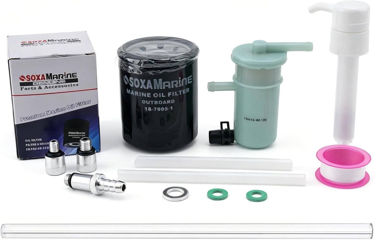 Solid Spare Outboards 100Hour Oil Maintenance Kit for Suzuki 4S DF150/175/150SS 15410-96J00