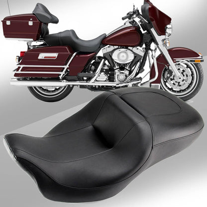 Solidspare Rider & Driver Passenger Seat 2Up For 2008-Up Harley Electra Glide Ultra Limited