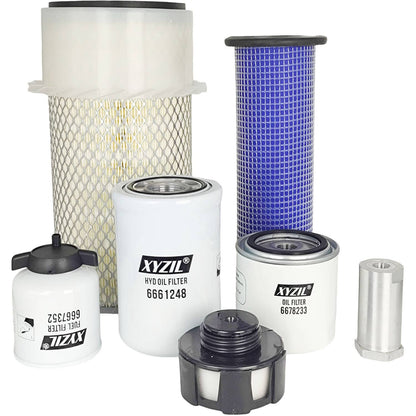 Solid Spare Maintenance Filter Kit Fit for Bobcat T250 T320 T300 Skid Steer Track Loader