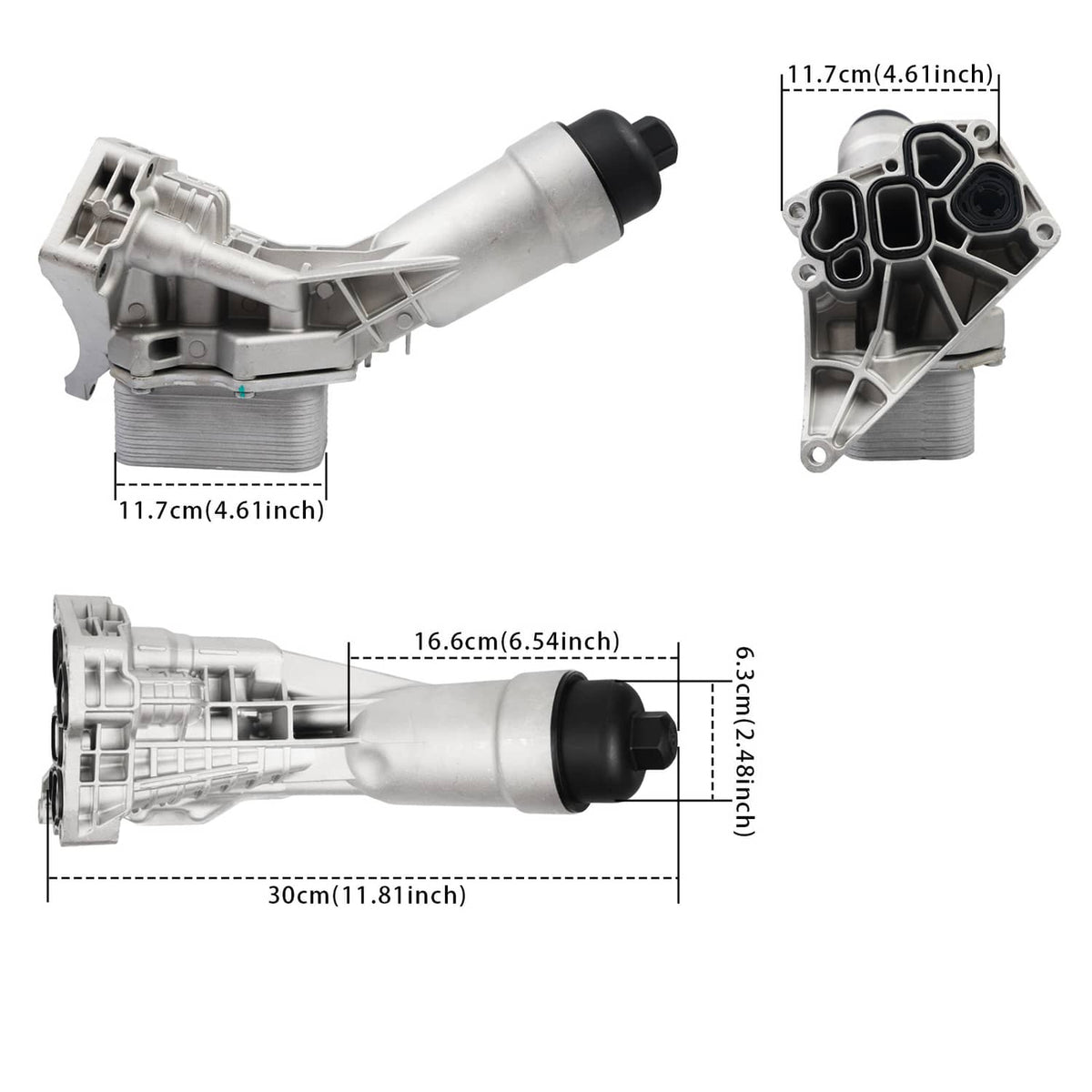 Solidspare New Oil Cooler Filter Housing for BMW 230i 330e 430i 530i X3 X4 Z4 11428580414