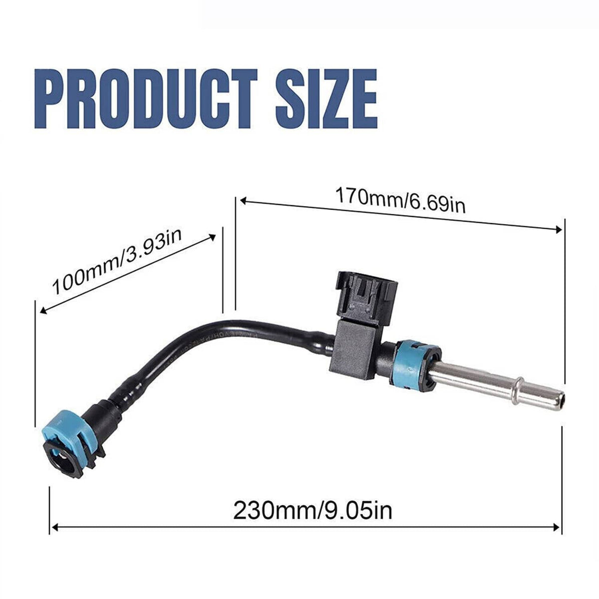 Solidspare Fuel Pressure Sensor Tube ABS Compatible with Dodge Ram 2014-2021 1500 5.7L V8