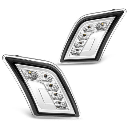 Solid Spare LED Bumper Side Marker Lights For Mercedes-Benz C300/C350/C63 AMG 4-Door 08-11