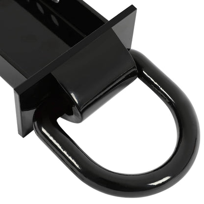 Solidspare Heavy Duty 4 Pack Trailer Adjustable Stake Pocket D-Ring Zinc 2”×4" 16200LBS